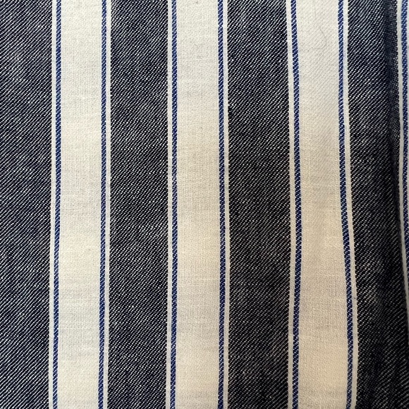 Madewell Linen Button Back Striped Summer Dress Size extra small - Picture 8 of 9